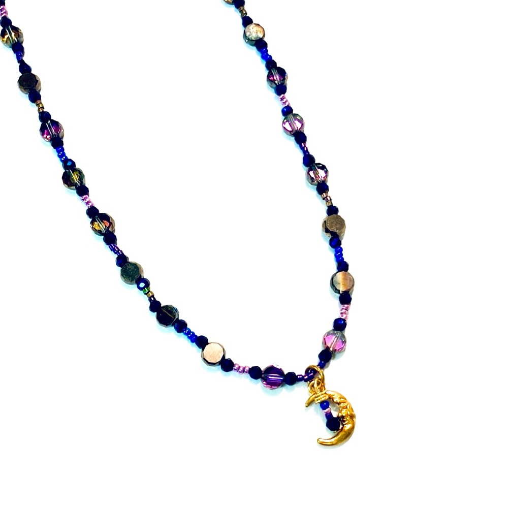 Exotic Moon Artisan Necklace